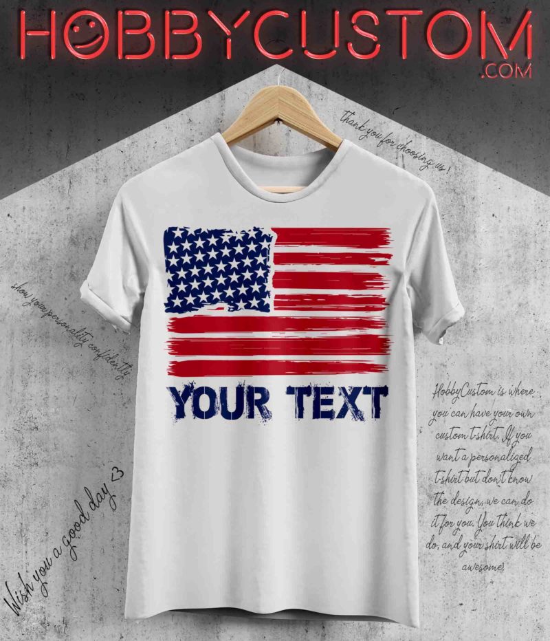 4th of july american flag images, custom t-shirt